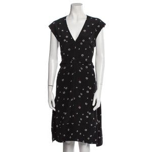 Proenza Schouler NWT Women's Size 12 Floral Print Knee-Length Dress